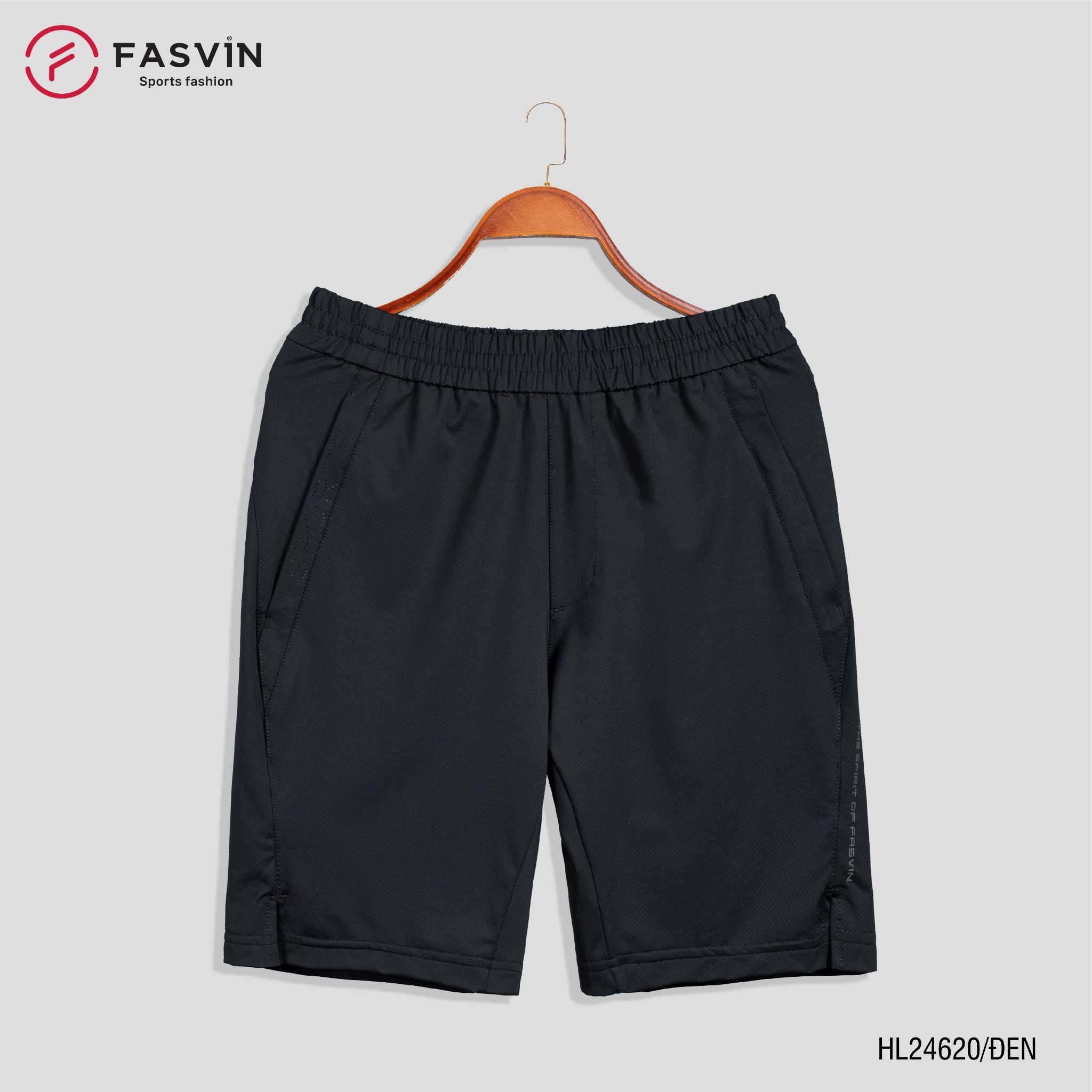 Quần short thể thao nam Fasvin HL24620 chất liệu cao cấp mềm mịn, không nhăn co giãn thoải mái