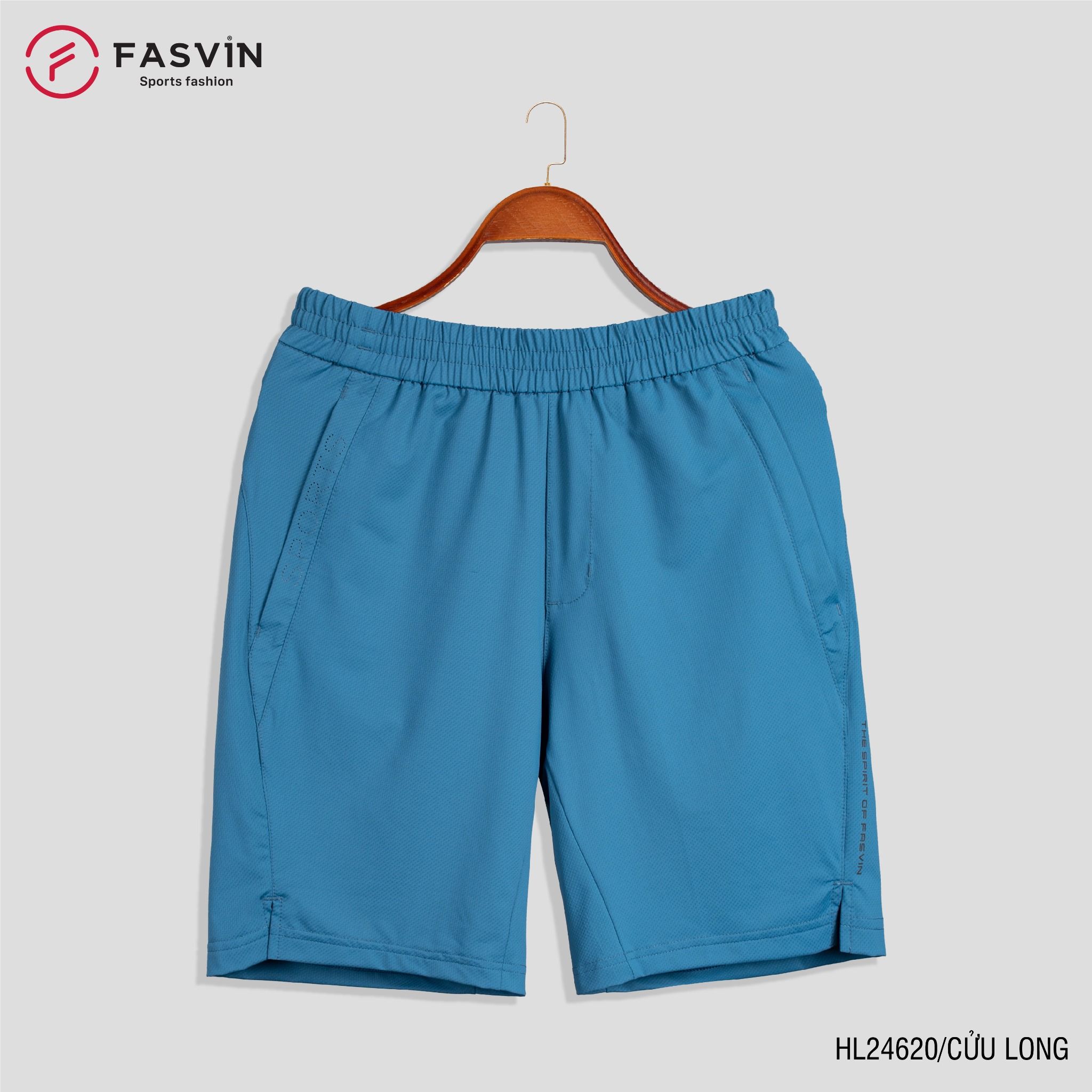 Quần short thể thao nam Fasvin HL24620 chất liệu cao cấp mềm mịn, không nhăn co giãn thoải mái