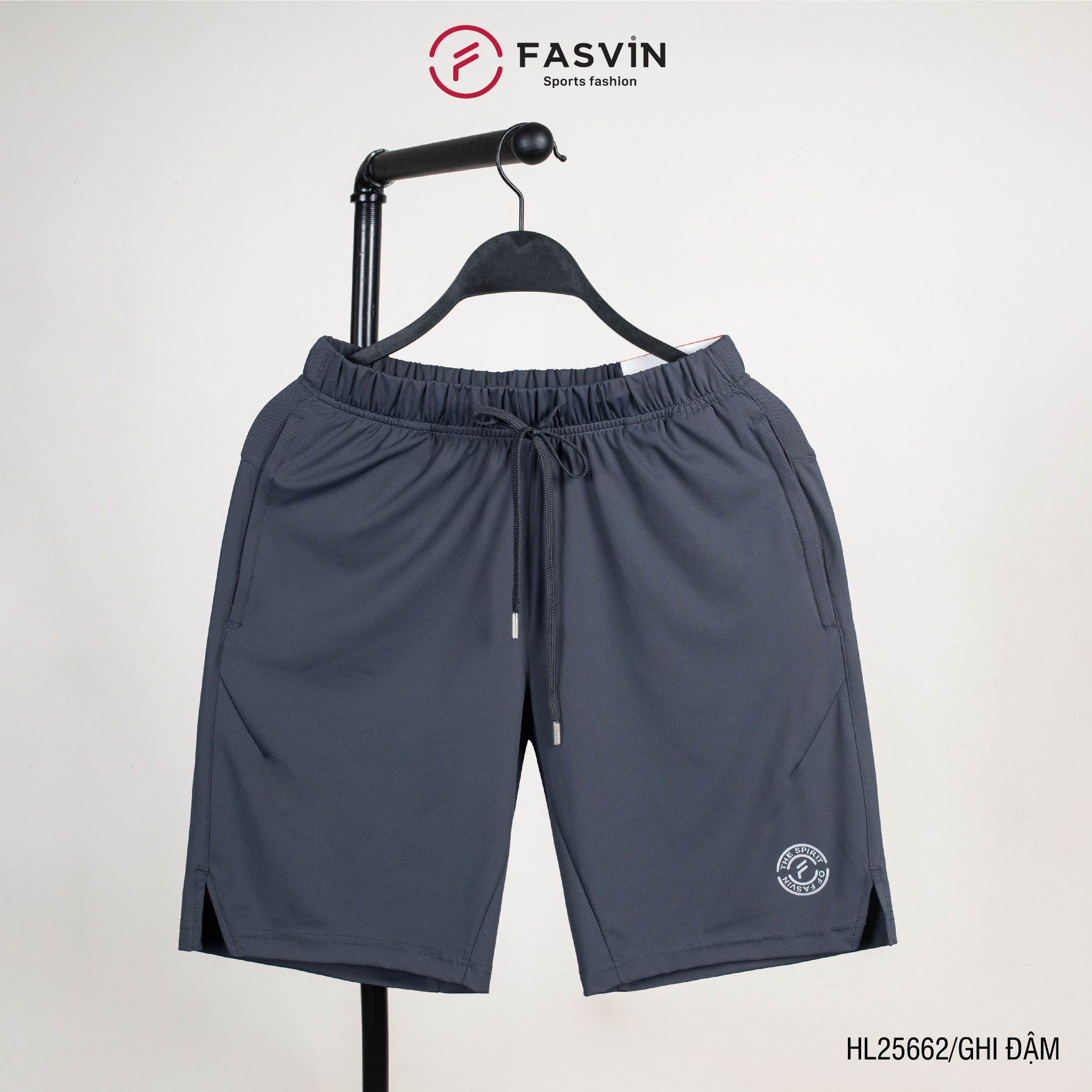 Quần Short Nam Thể Thao FASVIN HL25662 Vải Thun Lạnh Cao Cấp Mềm, Nhẹ, Mát, Hàng Nhà Máy