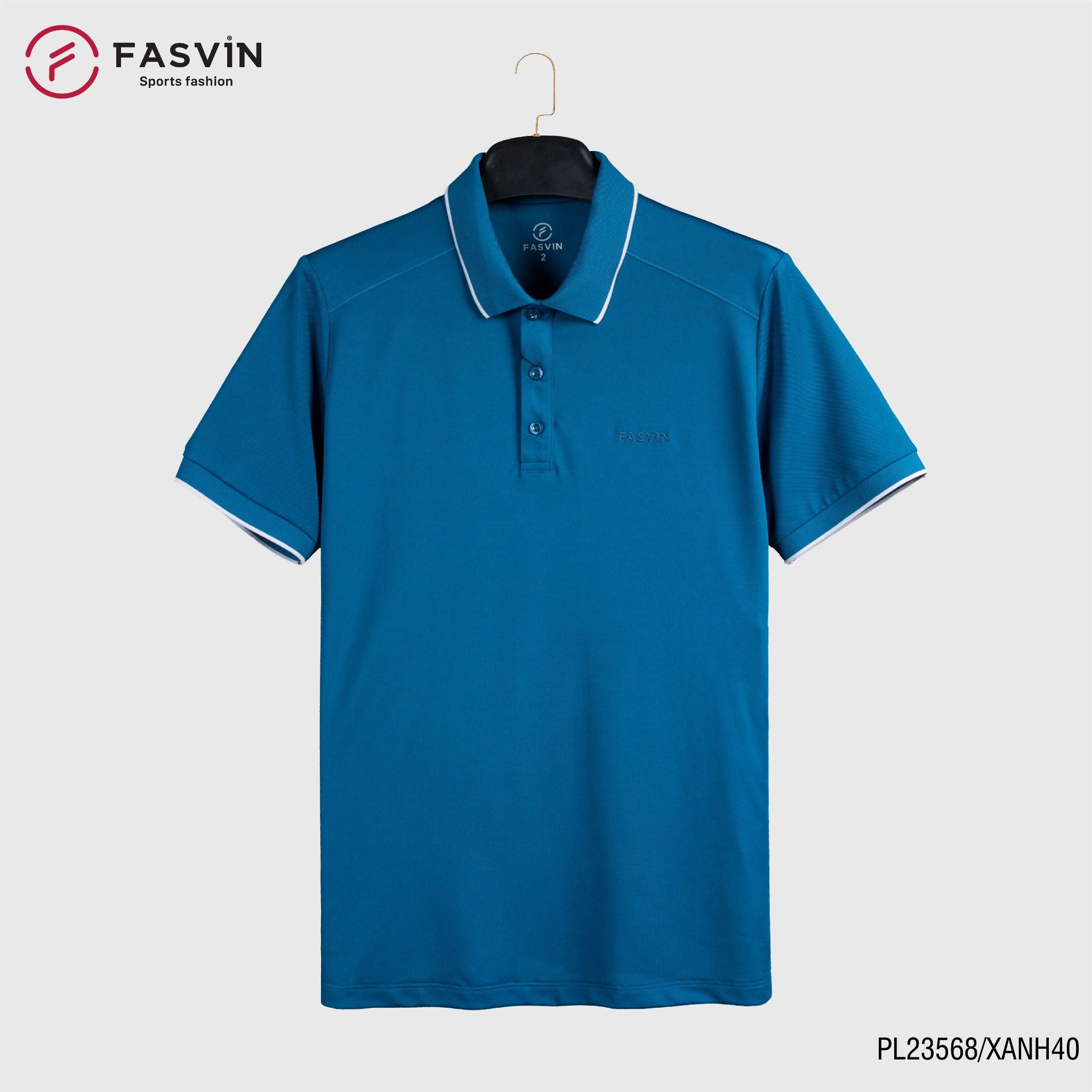Áo Polo thể thao nam Fasvin PL23568 áo polo vải coolmax thoáng mát