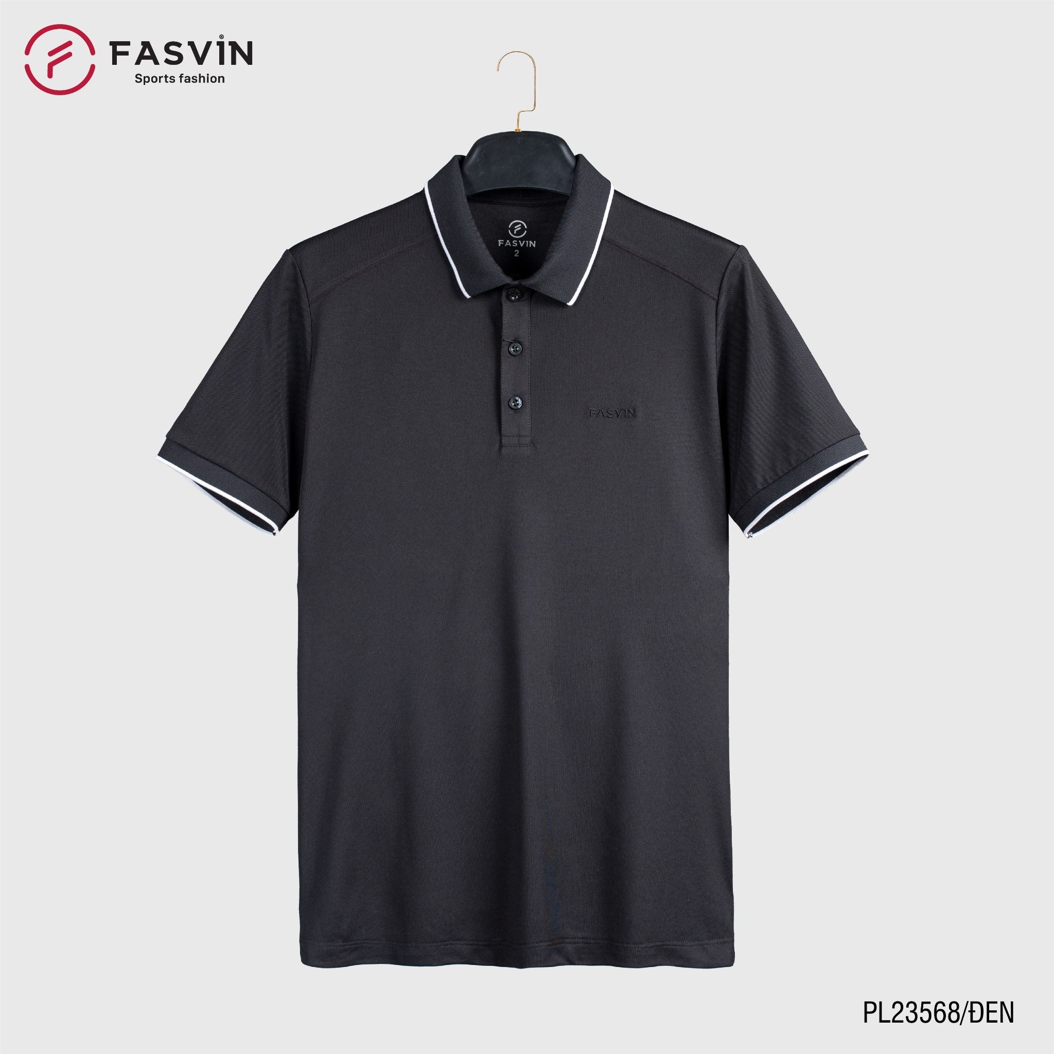 Áo Polo thể thao nam Fasvin PL23568 áo polo vải coolmax thoáng mát
