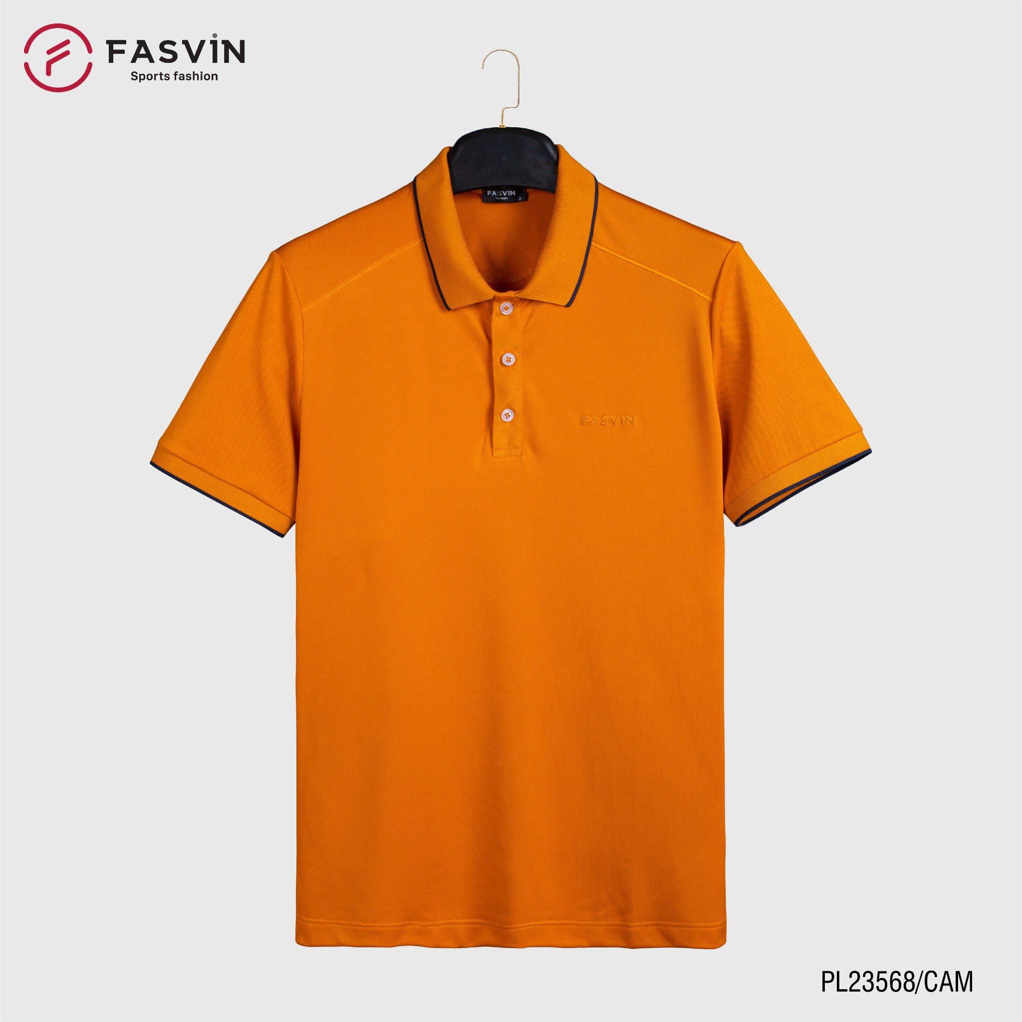 Áo Polo thể thao nam Fasvin PL23568 áo polo vải coolmax thoáng mát