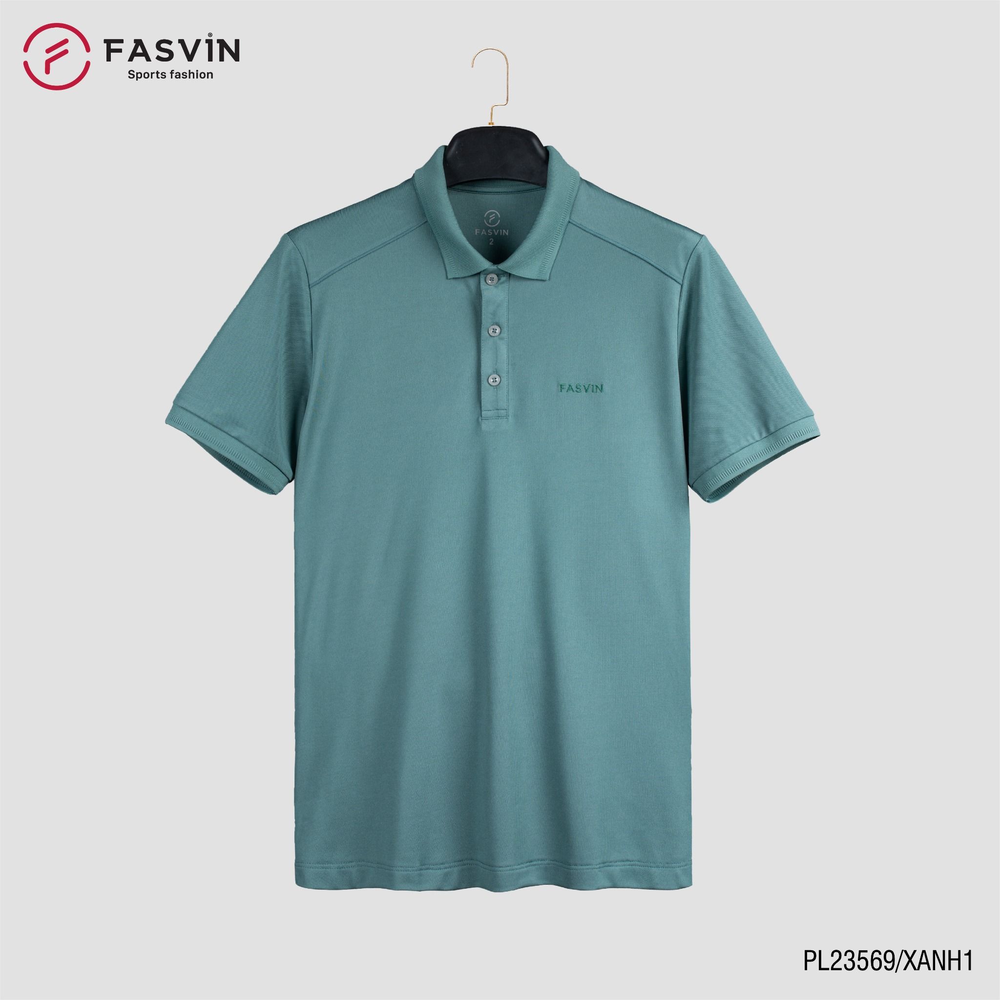 Áo Polo thể thao nam Fasvin PL23569 áo polo vải coolmax thoáng mát