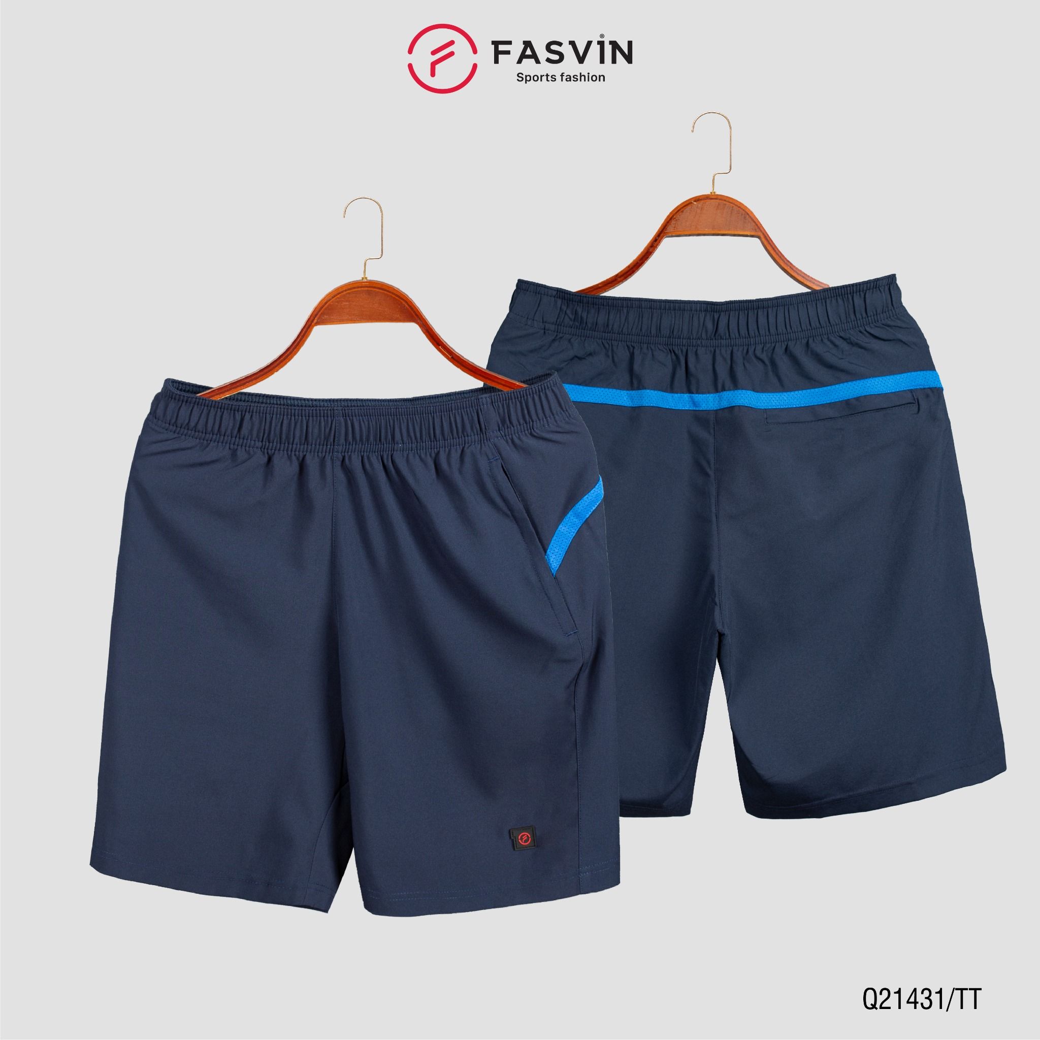 Quần Đùi Nam FASVIN Vải Gió Đẹp Hàng Nhà Máy Chất Lượng Cao Thể Thao Hay Mặc Nhà Q21431