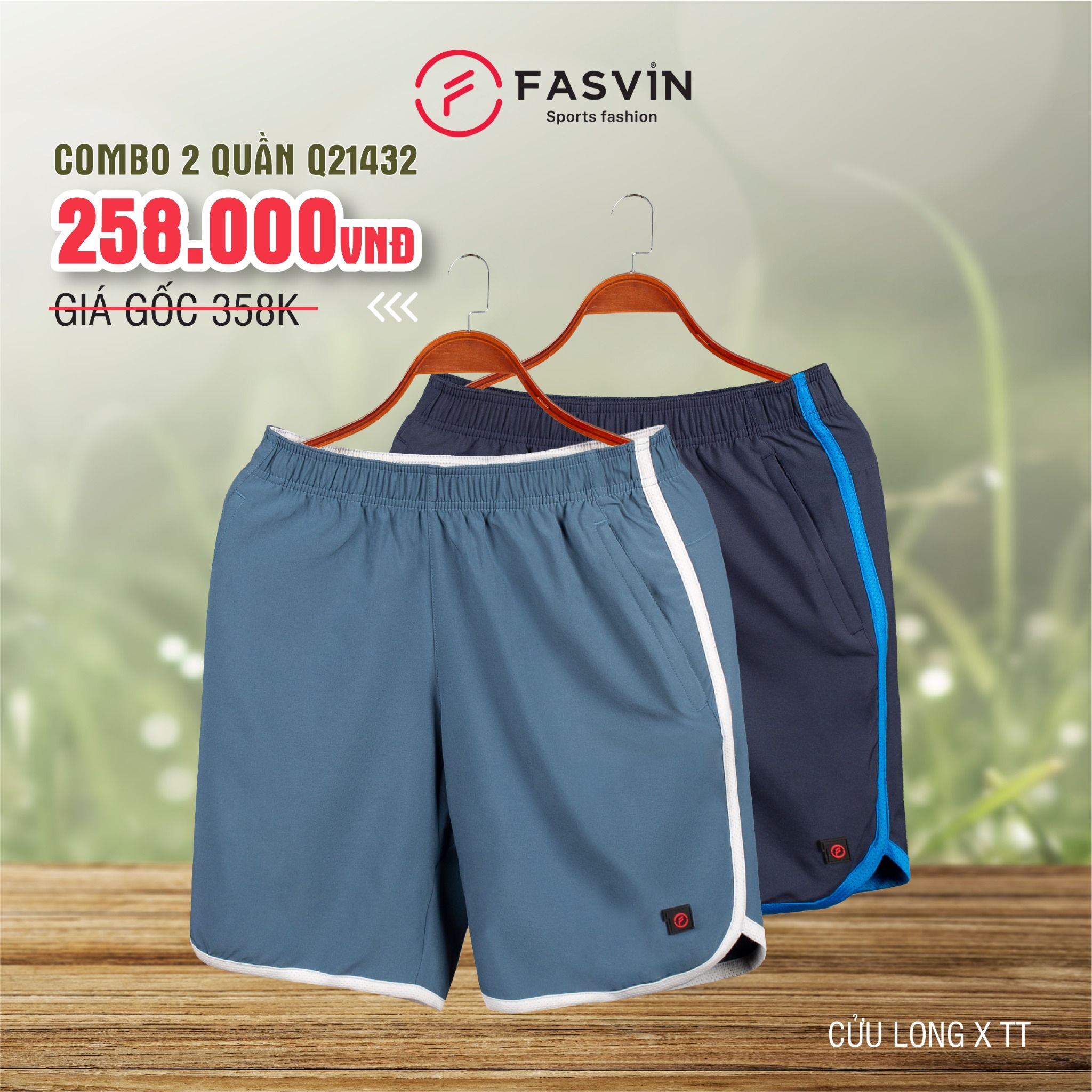 COMBO 2 QUẦN SHORT THỂ THAO Q21432