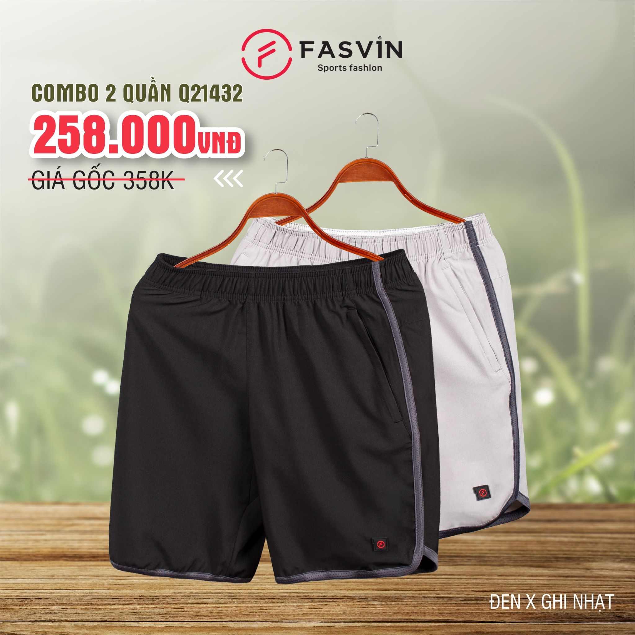 COMBO 2 QUẦN SHORT THỂ THAO Q21432