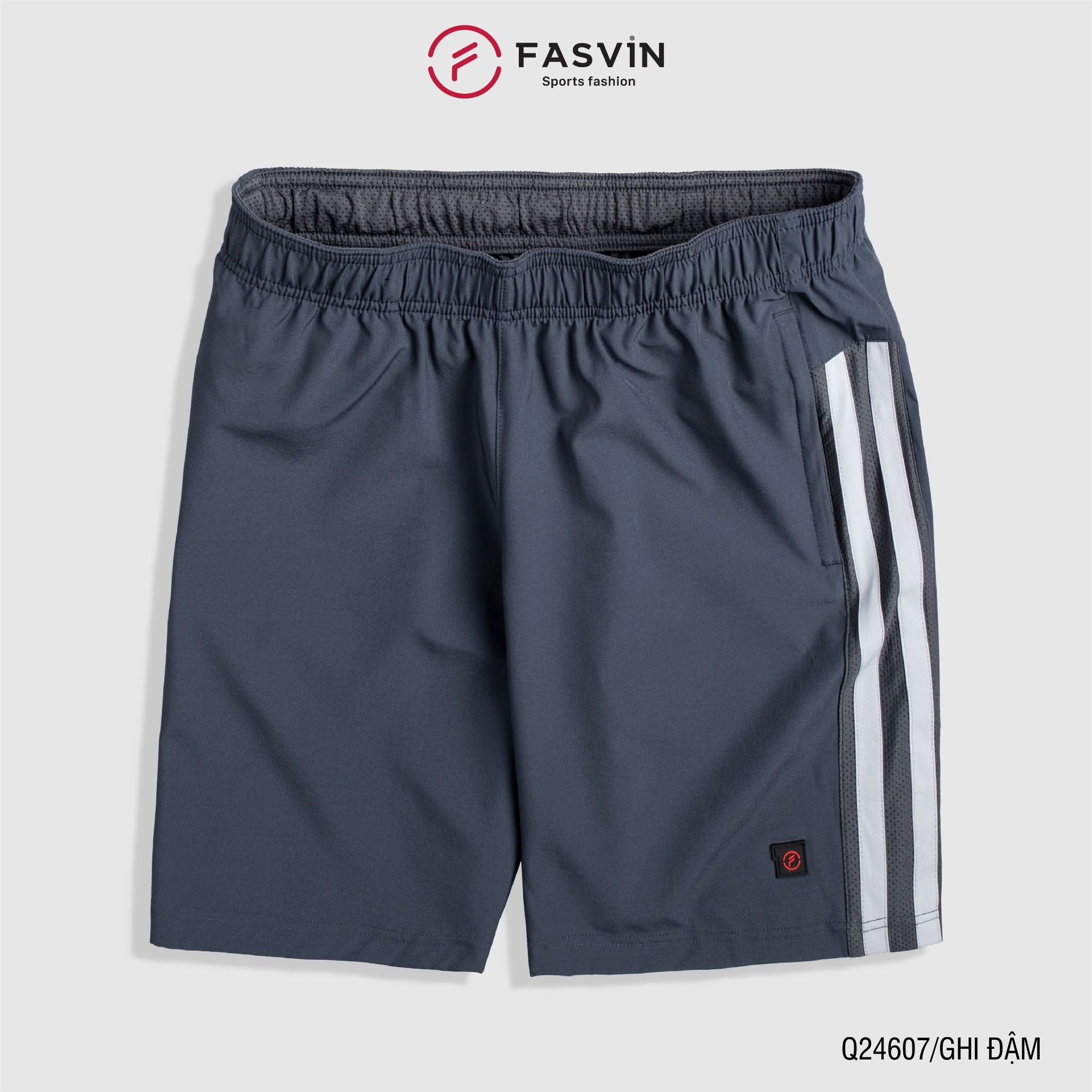 Quần Đùi Nam FASVIN Q24607 Vải Gió Mềm, Mát, Đẹp Hàng Nhà Máy Chất Lượng Cao Phù Hợp Thể Thao Hay Mặc Nhà
