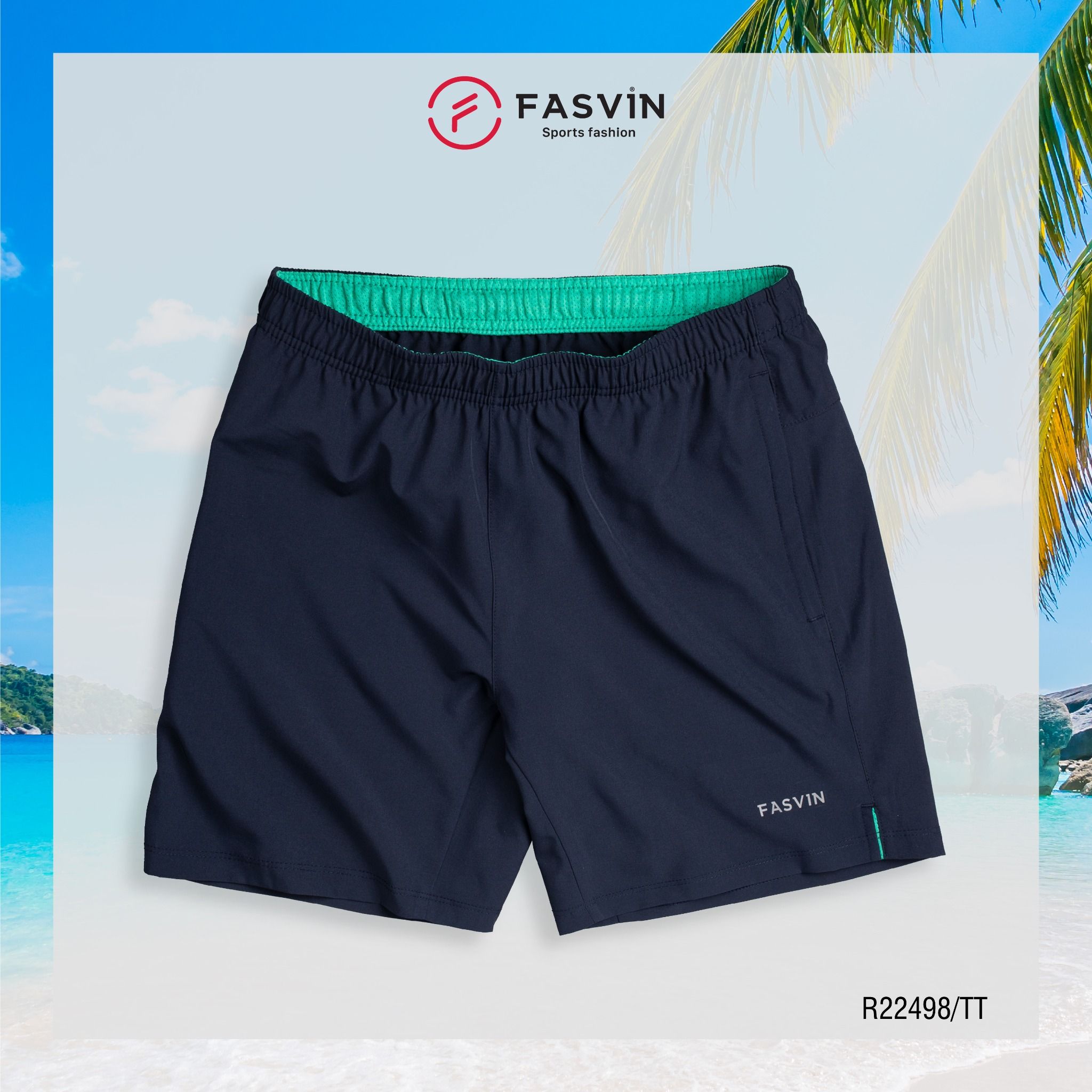 Quần đùi nam ngắn chạy bộ Fasvin R22498 vải Dù Gió nhẹ mát tiện dụng thể thao hay mặc nhà
