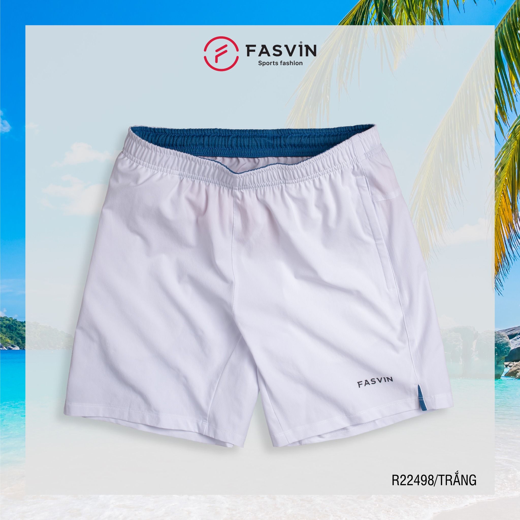 Quần đùi nam ngắn chạy bộ Fasvin R22498 vải Dù Gió nhẹ mát tiện dụng thể thao hay mặc nhà