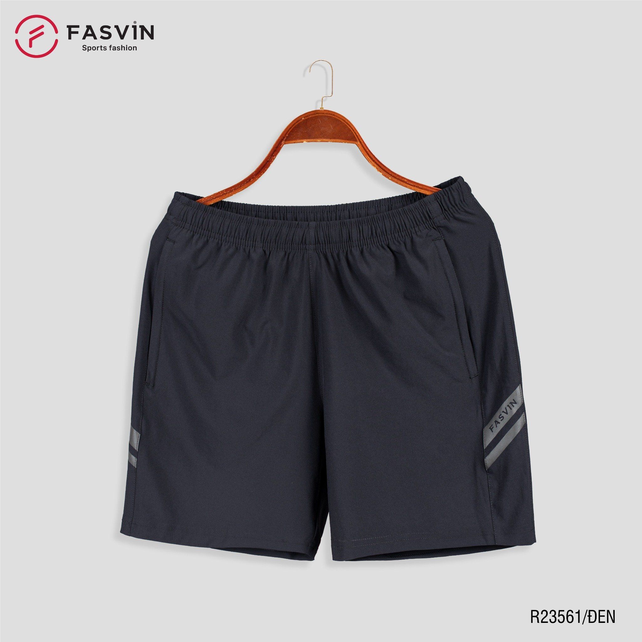 Quần đùi nam ngắn chạy bộ Fasvin R23561 vải Dù Gió nhẹ mát tiện dụng thể thao hay mặc nhà