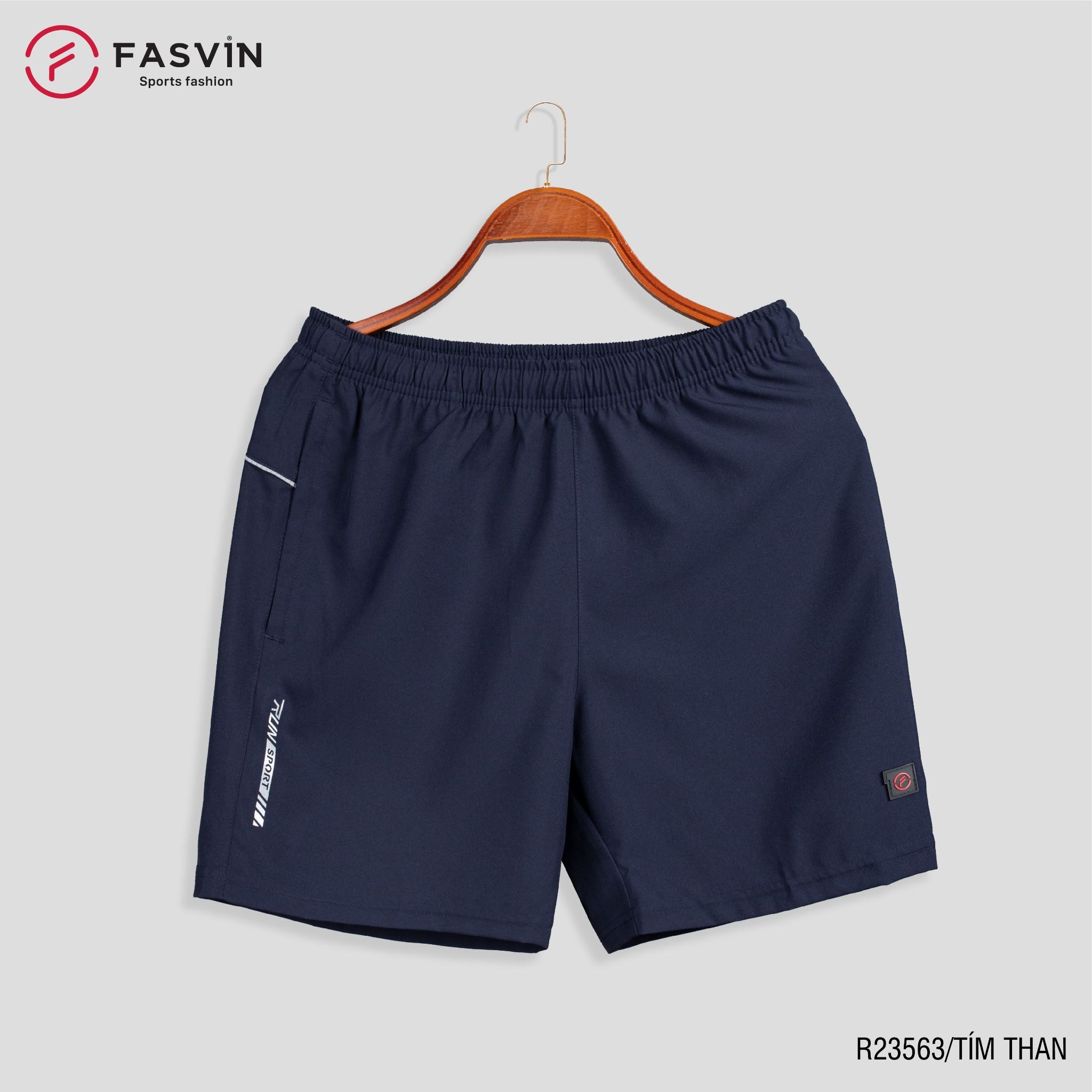Quần đùi nam ngắn chạy bộ Fasvin R23563 vải Dù Gió nhẹ mát tiện dụng thể thao hay mặc nhà