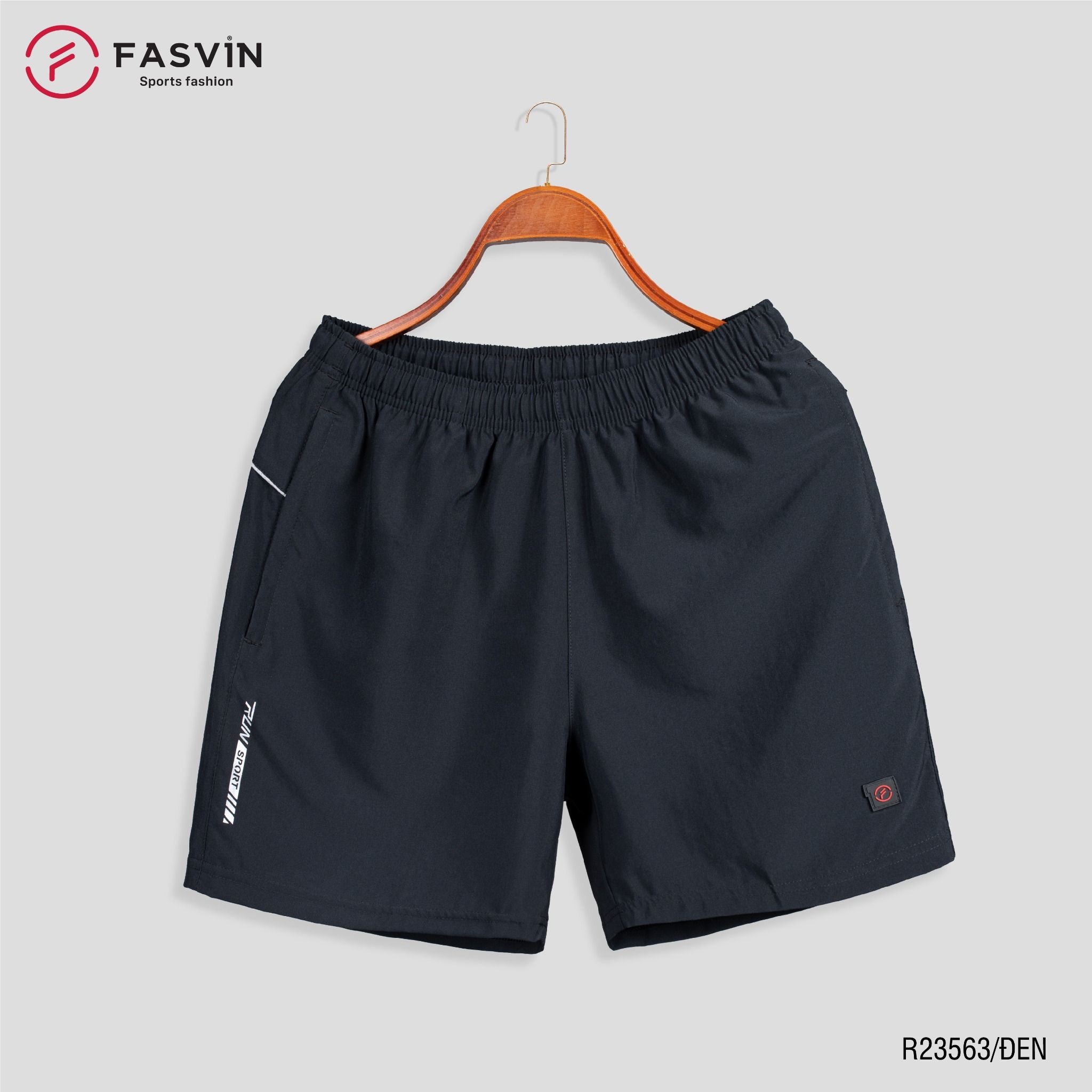 Quần đùi nam ngắn chạy bộ Fasvin R23563 vải Dù Gió nhẹ mát tiện dụng thể thao hay mặc nhà