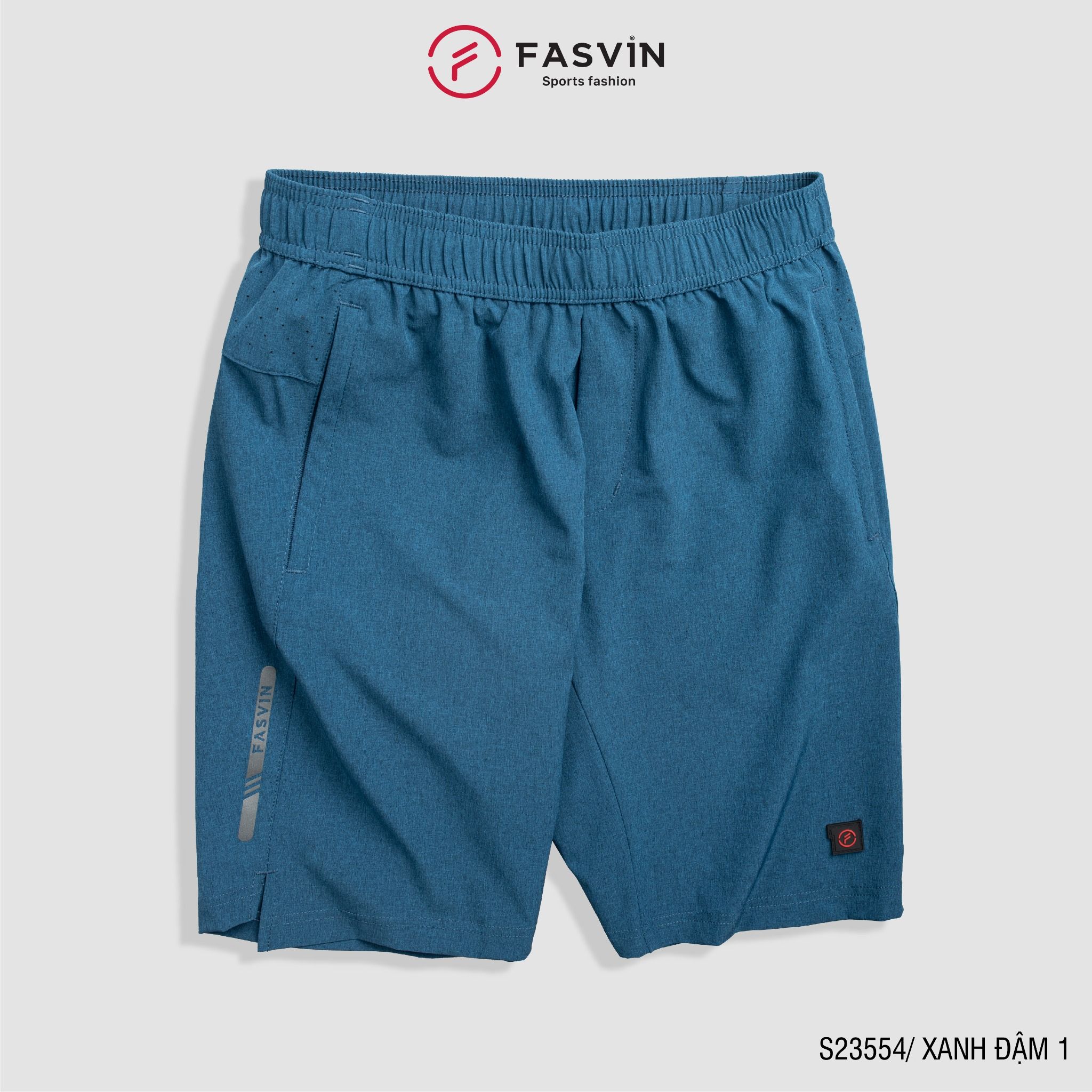 Quần short thể thao nam Fasvin S23554 chất liệu cao cấp mềm mịn thoải mái