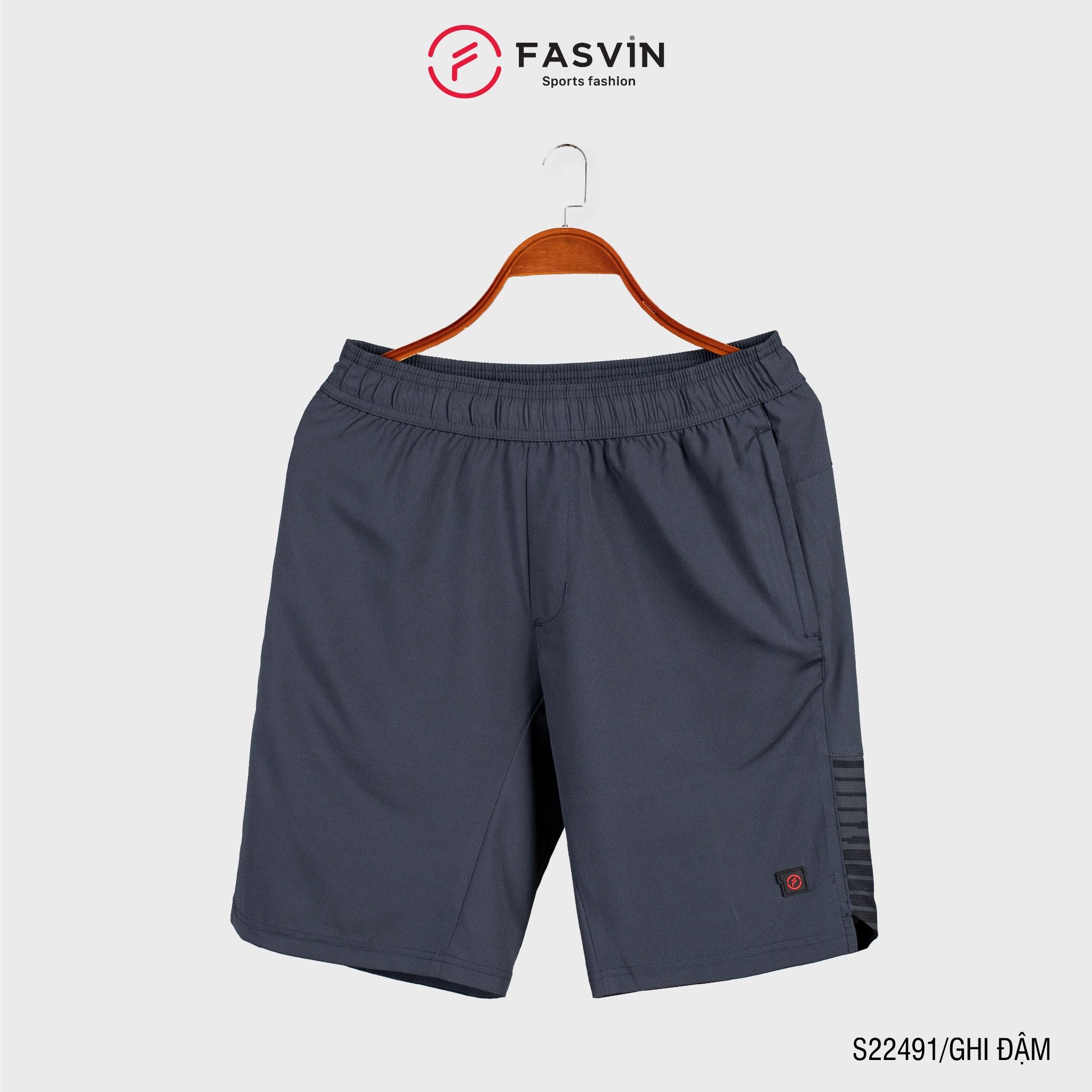 Quần Đùi Nam FASVIN Vải Gió Đẹp Hàng Nhà Máy Chất Lượng Cao Thể Thao Hay Mặc Nhà S22491