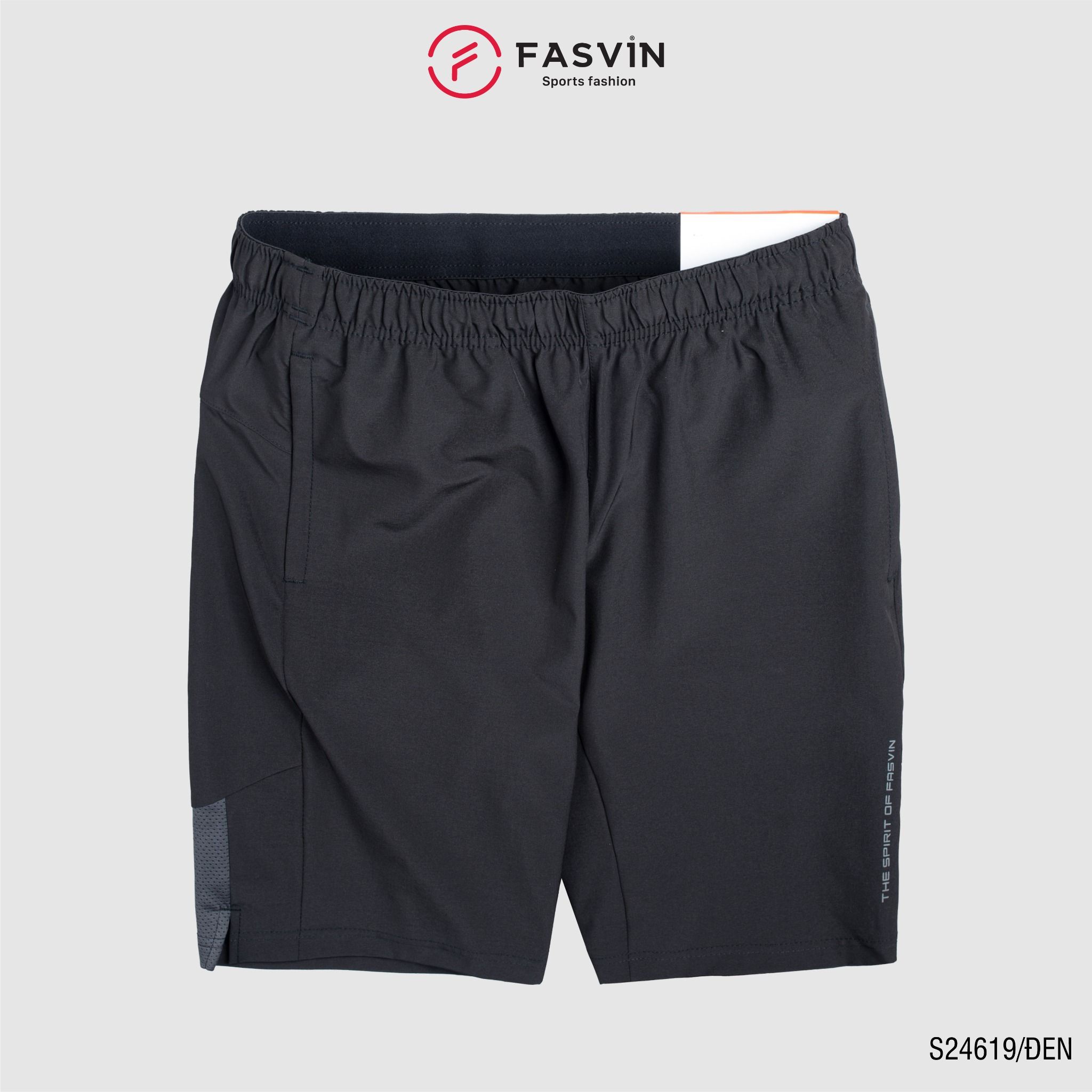 Quần Đùi Nam Chun Lộ FASVIN Vải Gió Đẹp Hàng Nhà Máy Chất Lượng Cao Thể Thao Hay Mặc Nhà S24619