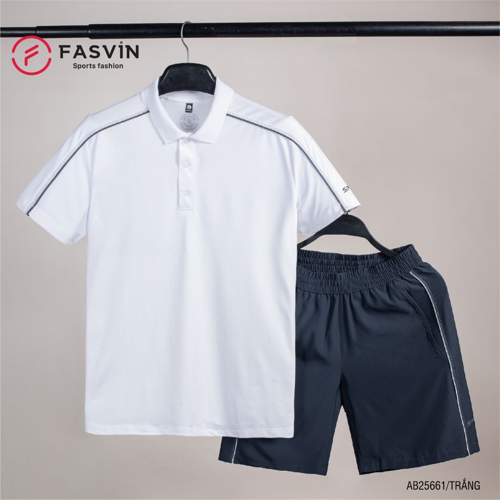 Bộ Quần Áo Thể Thao Nam Polo FASVIN AB25661 Mềm mại co giãn thoáng mát