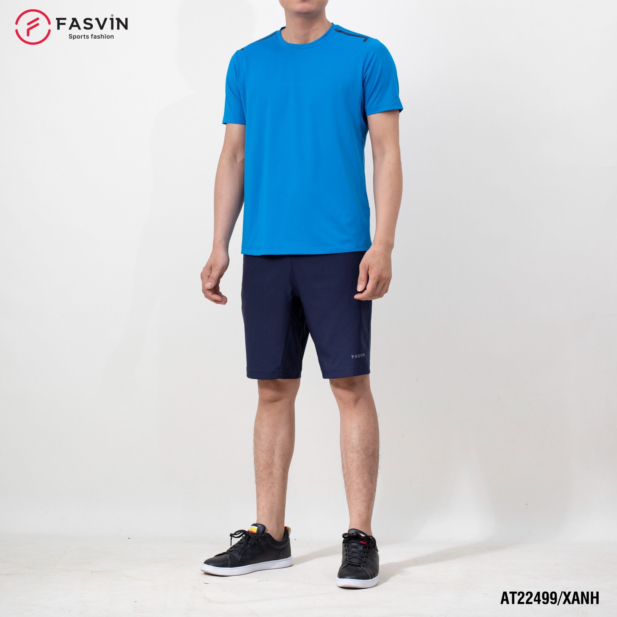 Bộ quần áo thể thao nam FASVIN AT22499 chất vải mềm nhẹ co giãn thoải mái