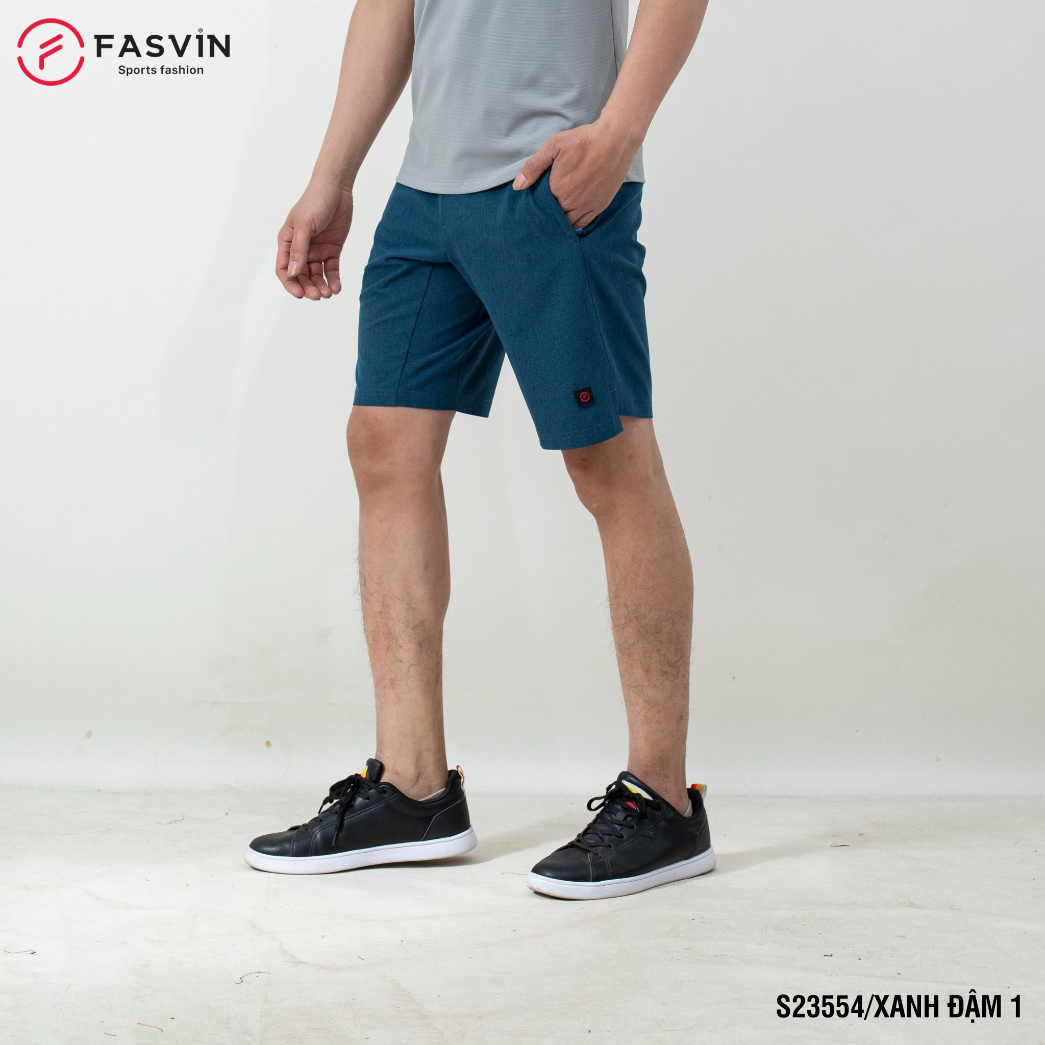 Quần short thể thao nam Fasvin S23554 chất liệu cao cấp mềm mịn thoải mái