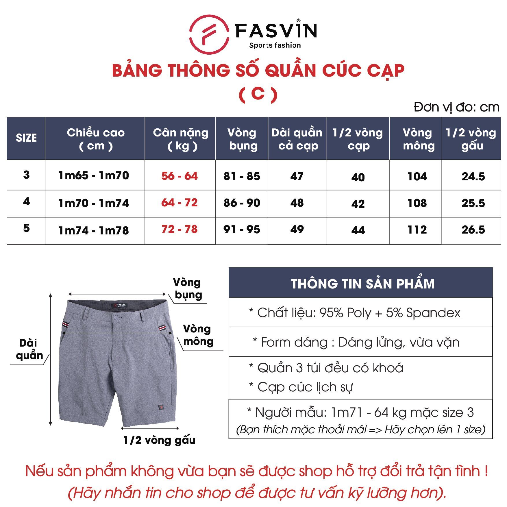 Quần Lửng Nam Fasvin C24609 Vải Gió Chun Dầy Dặn, Nhẹ, Mát, Đứng Dáng Tiện Dụng Dạo Phố Hay Mặc Nhà