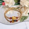 Vòng dây thắt đá phong thủy - Vòng thắt Lu Thống Mắt Hổ - Gemstone Bracelets Ddreamer