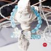 Vòng đá Aquamarine kết hợp đá Moon phối charm Magnetic Moon Dreamcatcher