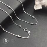  Dây Chuyền Trơn Mì & Bi Trơn - Dây chuyền Bạc 925 - Silver 925 Necklace Basic Chain Ddreamer 