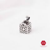  Hope Faith Box Pendant - Mặt Dây Chuyền Đựng Đá Thiên Nhiên Hộp Vuông Chữ Hope Faith MDC319 