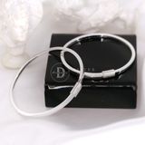  Kiềng Bạc Bản Vuông Minimal Đơn Giản Dành Cho Nam - Handmade Rectangle Wire Silver Bangle For Men - Ddreamer 