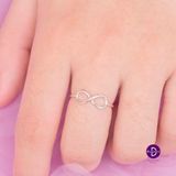  Infinity Sterling Silver Ring - Nhẫn Bạc 925 Kí Hiệu Vô Cực 1027NT 1026NT Ddreamer 