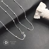  Dây Chuyền Trơn Mì & Bi Trơn - Dây chuyền Bạc 925 - Silver 925 Necklace Basic Chain Ddreamer 