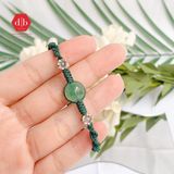  Vòng dây thắt đá phong thủy - Vòng thắt Thạch Anh Dâu Xanh - Gemstone Bracelets Ddreamer 