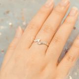  Nhẫn Bản Kiểu Gợn Sóng Đơn Giản - Nhẫn Minimal - Way Band Silver Ring 085NT 