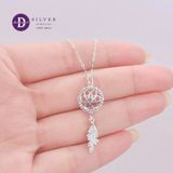  Dây Chuyền Nữ Dream Catcher & Sparkling Feather- Dây Chuyền Bạc 925 - Silver 925 Ddreamer Jewelry-1157DCH 