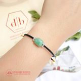  Vòng đá dây cứng Lu Thống Chiêu Tài - Cẩm Thạch Phối Charm Bạc 925 - Gemstone Bracelets Ddreamer 