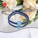  Vòng dây thắt đá phong thủy - Vòng thắt 1 Viên Đá Đơn Giản - Gemstone Bracelets Ddreamer 