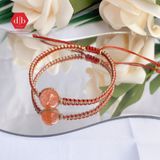  Vòng Dây Thắt Đá Phong Thủy - Vòng Dây Thắt Sunstone - Gemstone Bracelets Ddreamer 