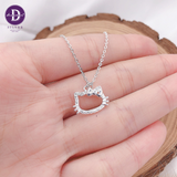  Dây Chuyền Nữ Mèo Kitty Đính Đá - Hello Kitty - Silver 925 Necklace Ddreamer - 1186DCH 