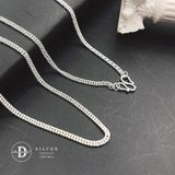  Dây Chuyền Nam Trơn Xích Dẹp Trơn - Dây chuyền Bạc 925 - Silver 925 Necklace Basic Chain Ddreamer 