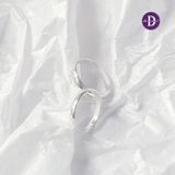  Nhẫn Bạc 925 Bản Mo Tròn - Nhẫn Bản Trơn Đơn Giản - Minimal Curvy Band Ring 2119NT 