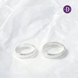  Nhẫn Bản Trơn Vát Đơn Giản Minimal - Nhẫn Bạc 925 Minimal Band Ring 1925NT 