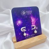  Bông Tai Ngọc Trai Mũi Tên Cá Tính - Pearl Arrow Silver Earrings 593BTH Ddreamer 