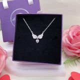  Heart Wing Silver Necklace - Dây Chuyền Cánh Thiên Thần Trái Tim Tòn Ten Bạc 925 - Dây Chuyền Valentine - Ddreamer 215DCH 