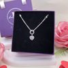 Circle Love Heart Silver Necklace - Dây Chuyền Trái Tim Chữ Love Tòn Ten  Bạc 925 - Dây Chuyền Valentine - Ddreamer 314DCT