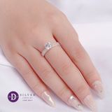  Nhẫn Bạc 925 - Nhẫn Premium Đá CZ 7Li - Bản Đá Baguette 3mm - Silver 925 Rings - P2252NH Ddreamer 