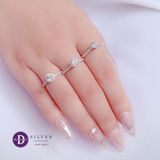  Nhẫn Bạc 925 - Nhẫn Premium Đá CZ 7Li - Bản Đá Baguette 3mm - Silver 925 Rings - P2252NH Ddreamer 