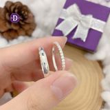  Couple Silver Rings - Nhẫn Cặp Kiểu Bản Trơn & Nhẫn 1 Hàng Đá - Nhẫn Couple Bạc 925 