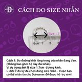  Nhẫn Bản Vát Trơn - Nhẫn Bản Trơn Đơn Giản - Pointed Shield Band Ring 