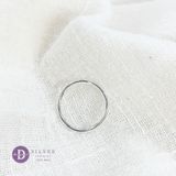  Minimal Basic Ring - Sterling Silver Ring - Nhẫn Bạc 925 Kiểu Trơn Đơn Giản 1004NT Ddreamer 