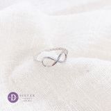  Infinity Sterling Silver Ring - Nhẫn Bạc 925 Kí Hiệu Vô Cực 1027NT 1026NT Ddreamer 