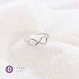  Infinity Sterling Silver Ring - Nhẫn Bạc 925 Kí Hiệu Vô Cực 1027NT 1026NT Ddreamer 